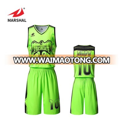 custom made team dress reversible green uniforms basketball jerseys