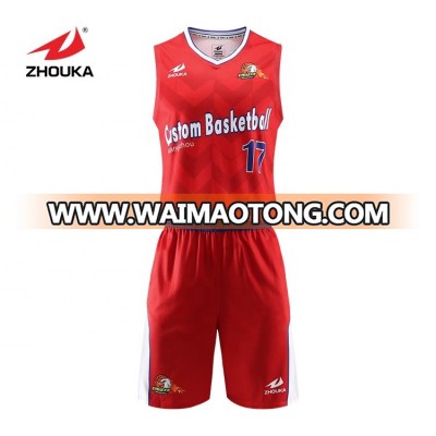 Fashion basketball practice jerseys red color basketball shirts make your own basketball jersey for your team