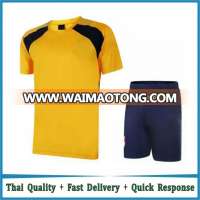 2017 fast delivery blank jersey quality cheap soccer team uniforms